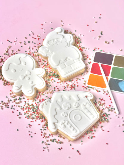 Paint & Sprinkle Christmas Cookie