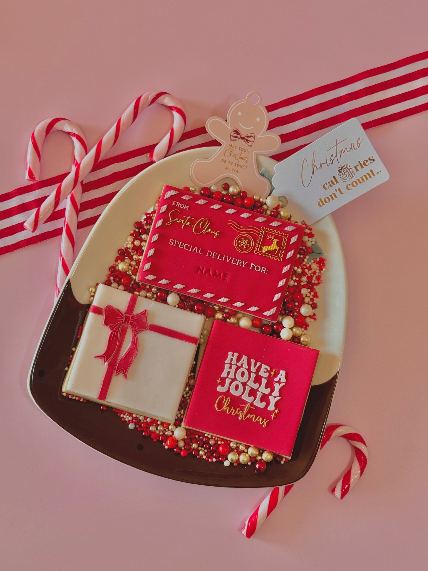 Secret Santa Cookie Gift Box