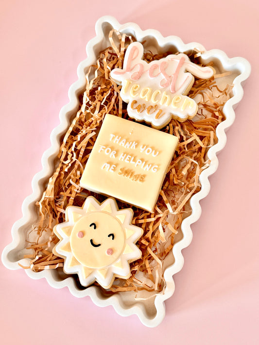 "Thank You For Helping Me Shine" Cookie Gift Box